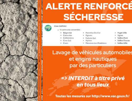 Alerte Renforcée Sécheresse