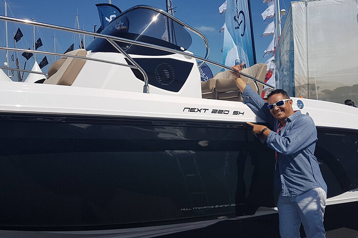Pascal Augugliaro au Yachting Festival de Cannes 2018