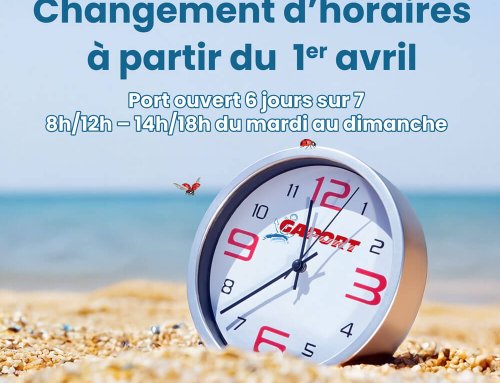 Changement d&rsquo;horaires à partir du 1er avril